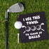Golf Towel with Clip, Printed Golf Towels for Bags, Funny Golf Gift for Men Women, Birthday Gifts for Golf Fans (3)