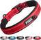 Fida Heavy Duty Dog Collar, Ultra Comfortable Soft Neoprene Padded Reflective Nylon Collar with Durable Metal Buckle