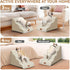 16" H-20 H,3-Step Chair,4-Step (Beige-20 4) Zerbuger Dog Ramp and Stair for Bed Cat Stair for Sofa and Dog Ramp