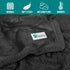 PetAmi Waterproof Dog Blanket Grey, for Small Medium Dogs, Reversible Soft Washable Couch Cover 29x40
