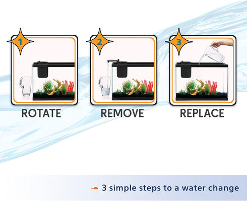 Aqueon QuietFlow Internal Filter with SmartClean Technology, Extra Small Size