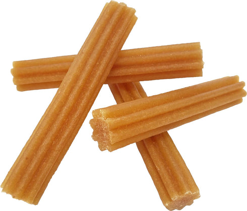 Himalayan Dog Chew Churro Yak Cheese Dog Chews, 100% Natural, Gluten Free, Healthy Treats, 4 Pack