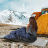 REDCAMP Cotton Flannel Sleeping Bag for Camping, Adults Cold Weather Envelope Sleeping Bags with 2/3/4lbs Filling