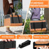 Large Cat Carry Bag, Soft Shell Pet Transport Crate for Shih-Tzu, 18x12x12 Top Opening Kennel for Small Animals