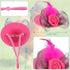 Weewooday 6 Pieces Chicken Hats for Hens Tiny Pets Funny Halloween Accessories Feather Top Hat with Adjustable Elastic