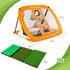 Golf Chipping Net Set with Pop Up Net, Durable Rubber Training Mat, 10 Golf Tees, 6 Practice Balls, Carry Bag