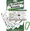 Fly Fishing Knot Cards - Waterproof Guide to 14 Essential Knots, Includes Mini Carabiner
