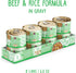 6oz Pack 8 Weruva Puppy, Beef and Rice Formula in Gravy, Can
