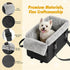 12 LBS, Dog Car Seats for Small Dogs,Center Console Dog Car Seat with Non-Slip and Strong Support,Anti-Collapse