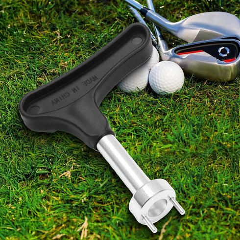 Hordion (1 Pack) Golf Shoe Spikes Wrench, Professional Golf Spike Removal Tool Golf Shoes Cleat Wrench Two Pin