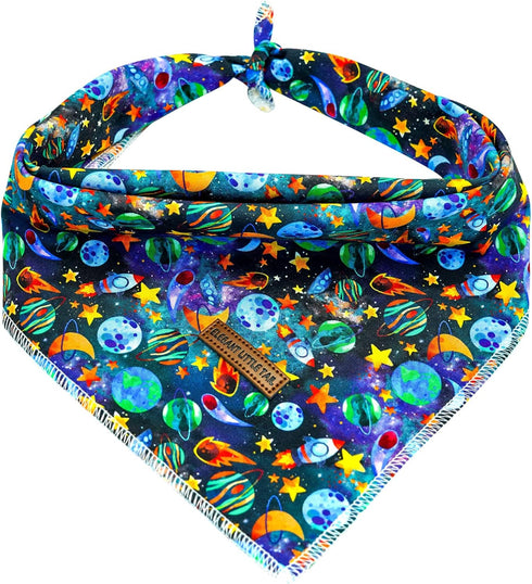 Elegant little tail Dog Bandana- Blue Spring Soft Puppy Bandana Cute Pet