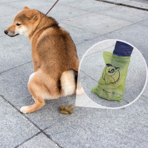360 100% YORJA Dog Poop Bags Rolls, Pet Waste Bags, Leak Proof Extra Thick and Strong Corn Starch Blend