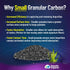 Premium Activated Carbon for Fish Tank Filter, Aquarium Filter Media, Granulated 3 lbs with Fine Mesh Bag