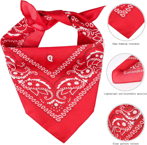 Yewong Pet Cowboy Costume Accessories, Dog Cat Size Cowboy Hat & Bandana Scarf Set of 2 for Puppy Kitten Party (Coffee)