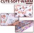 Pet Blanket - Soft Fluffy Fleece Mat with Cute Paw Print for Dogs and Cats, Pink Medium (30''x20'')