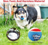 Gigwi Squeaky Tennis Ball Dog Toys - Interactive Dog Ball for Small and Medium Dogs Training, 2.5” Rubber Toy (3 Pack)