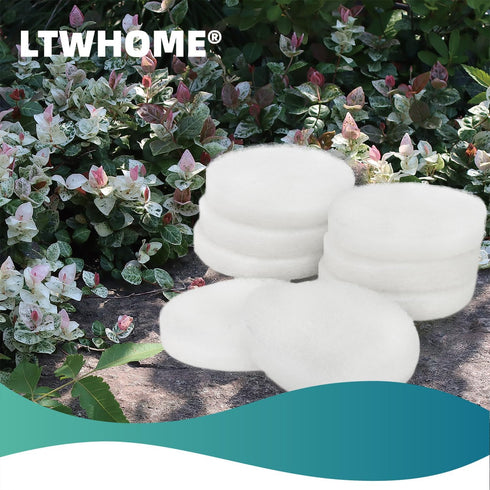 LTWHOME Compatible Polishing Pads for Fluval FX512 Filter - Pack of 12