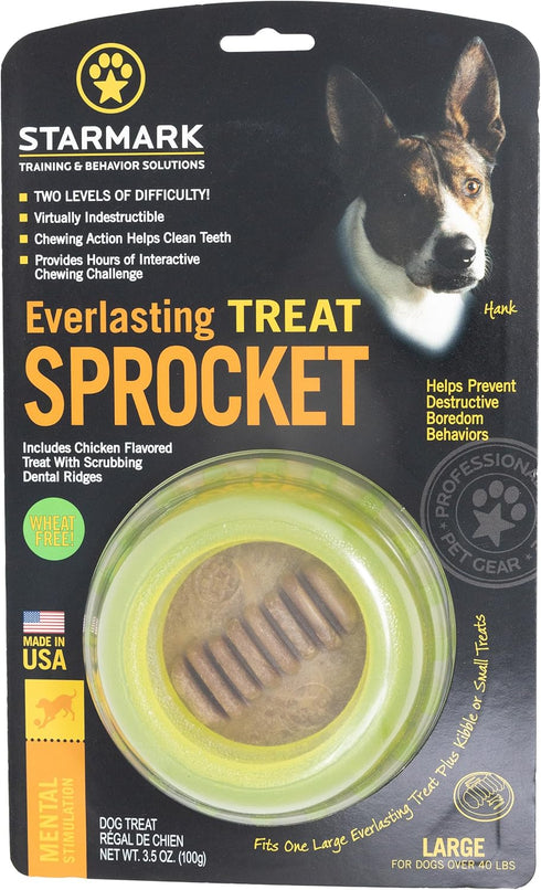 Starmark Everlasting Sprocket, Large Dog Toy