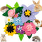 KAYCOWZA Small Animal Foraging Mat for Rabbit Hedgehog Guinea Pig Rat Chinchillas Bunny