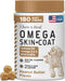 Omega 3 Fish Oil for Dogs, 180 Soft Chews - Salmon Oil
