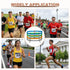 6 1Pcs, Bib Belt, Race Belt Triathlon Running Number Holder Elastic Comfortable with Gel Loops, Sport Race Bib Holder