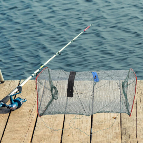 3pcs Abaodam Crab Fishing Traps Fishing Bait Crab Minnow Crawfish Lobster Shrimp Cast Net Nets Portable Folded