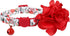 BoomBone Cat Christmas Collar Flower, Breakaway Puppy Collars Charms, Pet Xmas Accessories