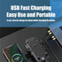 USB Rechargeable Bike Phone Mount, LED Bike Headlight with Power Bank, 3 Modes, Easy to Install, Rainproof Cycling Lamp.