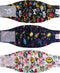 CuteBone Dog Diapers Male Washable Belly Band for Male Dogs Wraps Black