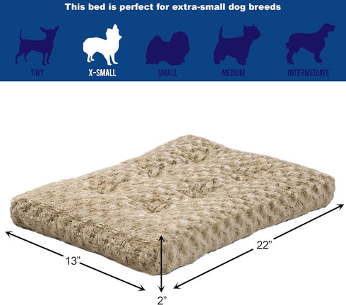 Midwest Homes for Pets Deluxe Dog Beds - Super Plush Dog & Cat Beds, Machine Wash & Dryer Friendly