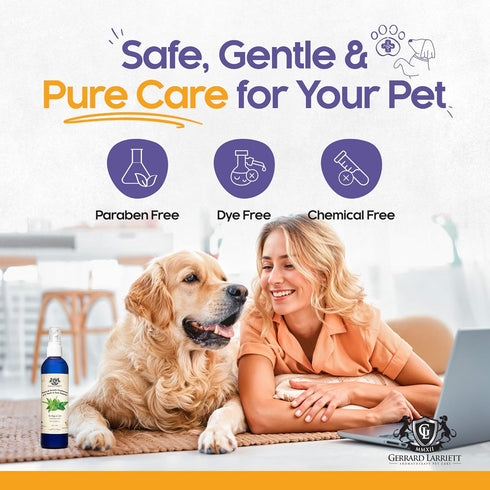 8 oz Dog Mouthwash, Dog and Cat Breath Spray with Baking Soda - Natural Dog Breath Fresheners with Mint and Aloe Vera