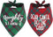 Dog Christmas Bandanas Plaid Reversible Triangle Bibs Scarf Accessories for Dogs and Cats