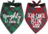 Dog Christmas Bandanas Plaid Reversible Triangle Bibs Scarf Accessories for Dogs and Cats