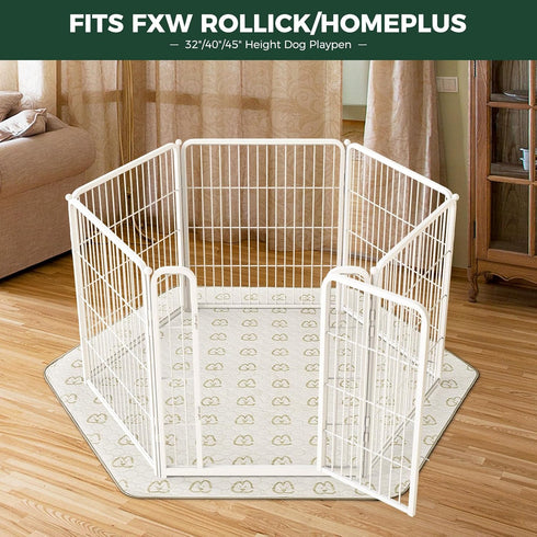 32/40/45inch 6 35" 1 Pack FXW Washable Pee Pads for Dogs, Leak-Proof & Non-Slip, Specifically Designed for FXW