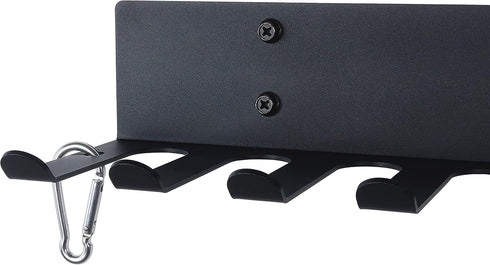 Heavy Duty Gym Storage Rack, Resistance Band Wall Mount Barbell Rack for Exercise Equipment and Accessories