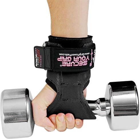 Cobra Grips PRO Weight Lifting Gloves Heavy Duty Straps Alternative with Power Lifting Hooks Padded Wrist Support