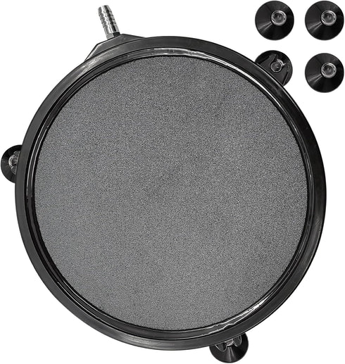 kathson 8 Inch Aquarium Air Stone Hydroponics Disc Aerator with Suction Cups for Pond Decoration