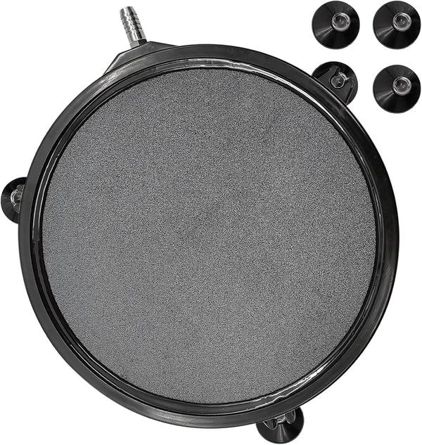 kathson 8 Inch Aquarium Air Stone Hydroponics Disc Aerator with Suction Cups for Pond Decoration