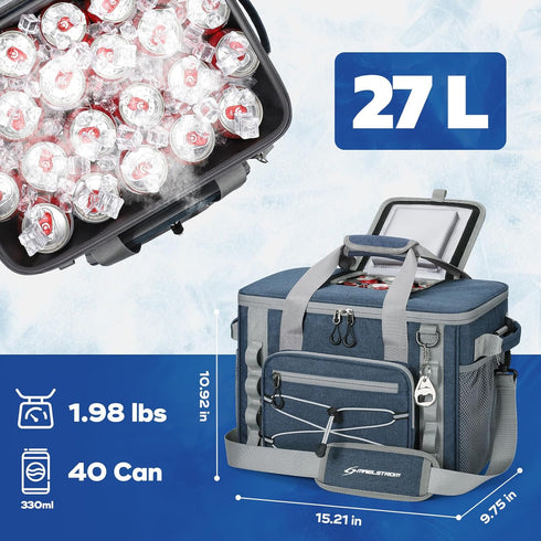 30/40 Maelstrom Soft Sided Cooler Bag, Can Collapsible Insulated Ice Chest, Large Leakproof Portable Storage