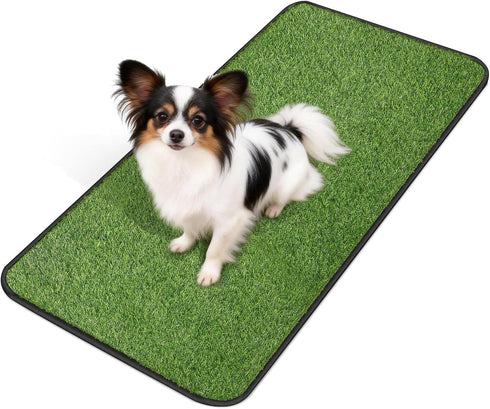 aHeemo Artificial Grass for Dogs Potty, Reusable Pet Training Mat for Home and