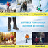 Waterproof and Breathable Gaiters for Hiking – Adjustable Lightweight Shoes Gaiters for Men and Women