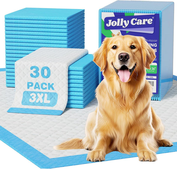30 Count-36" x 36" XXXL Pee Pads for Dogs, Extra Large Puppy