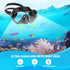 Professional Snorkel Diving Mask, Ultra Clear Lens with Wide View Tempered Glass Goggles, Anti-Leakage Scuba Mask