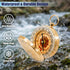 NeoLum Brass Pocket Compass with Luminous Dial, Golden Vintage Pocket Watch Style Compass, Sports Waterproof Navigation