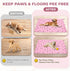 2 Pack 36"x41" 8 Fostanfly Washable Pee Pads for Dogs, Large Ultra-Absorbent and Leak-Proof Non-Slip Reusable Potty