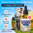 EDUZEBRA Allergy Relief Drops for Dogs & Cats, Natural Anti-Itch Support Supplement, Soothes Seasonal Allergies, Skin