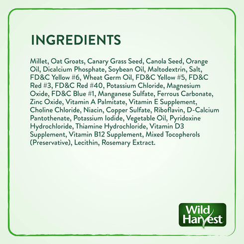 Wild Harvest P-A1907 Wh Daily Blend Parakeet, 5 No. Bag