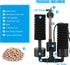 2 1 AQQA Aquarium Sponge Water Filter, Power Driven Double Biochemical Filter, Quiet Submersible Foam Filter with Extra