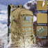 Jueachy Tactical Backpack for Men, Waterproof 30L Hiking Day Pack Molle Military Rucksack with USA Flag Patch