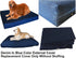 Dogbed4less XXL 55X37X4 Inches Blue Denim Jean Dog Pet Bed, Replacement Cover Only